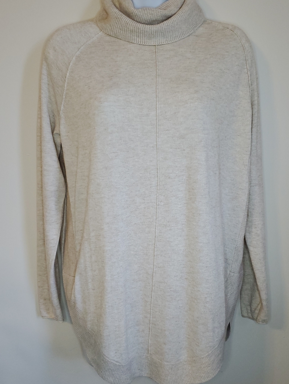 Caslon Light Cream Cowl Neck Sweater